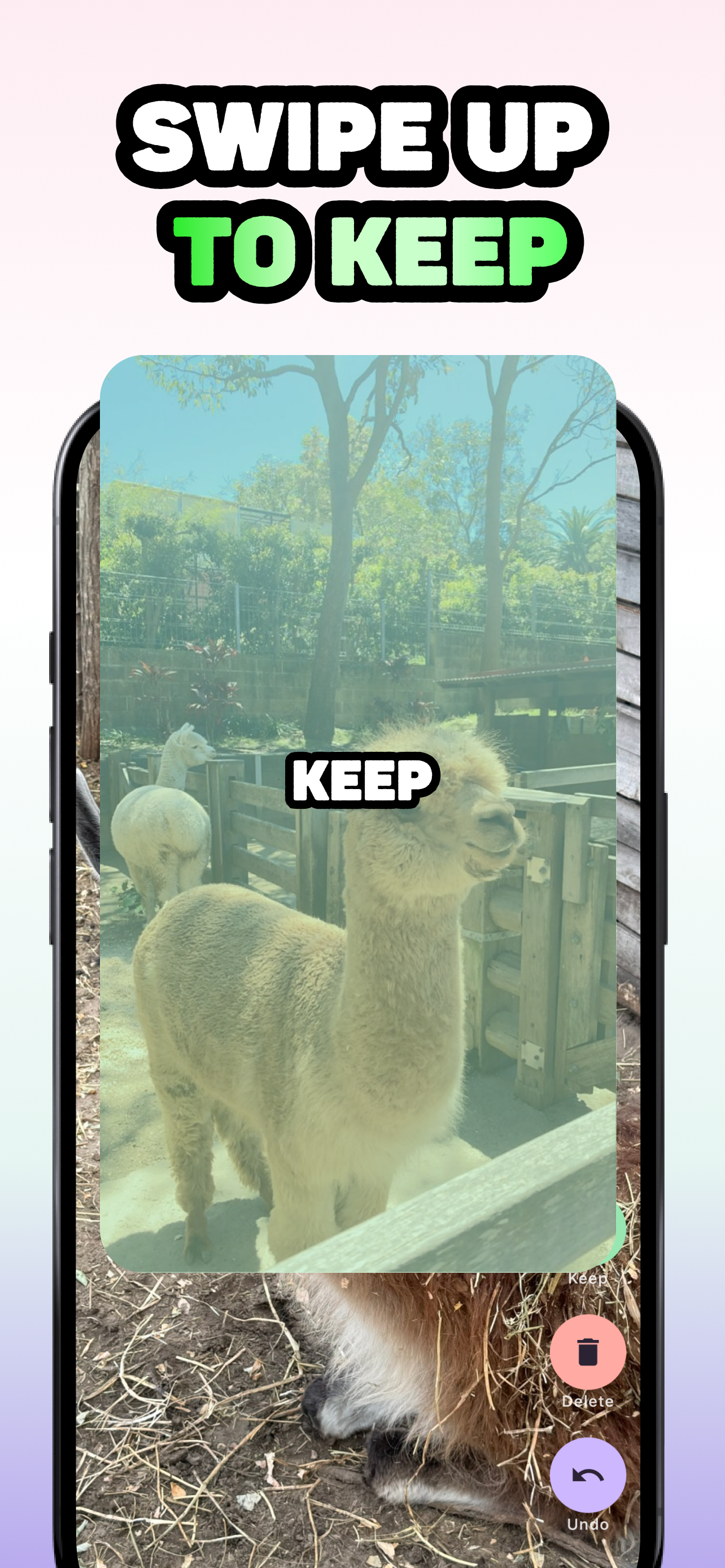 SwipeGallery app screen 3